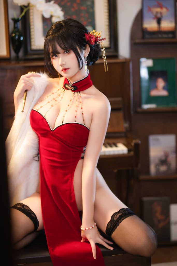 三度_69 – NO.084 红丝绒旗袍 [753V-704MB]VIP-蜜桃啵啵